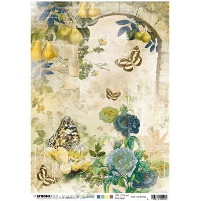 StudioLight New Awakening Nr.12 Spezialpapier - Arch With Roses And Butterflies